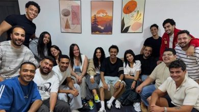 كزبرة-يحتفل-بعيد-ميلاده-وسط-مجموعة-من-نجوم-الفن