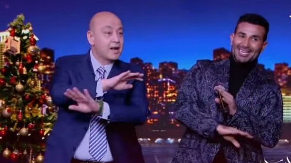 the-link-and-a-brief-jokes-from-ahmed-saad.-a-stranger-from-amr-adib-on-the-air-a-peep
