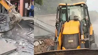 People protested against the corporation team to change in Faridabad, slogans against the authorities – people protested against the corporation team that demolished the building in Faridabad