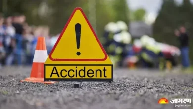 UNA -ACCIDENT: Road accident in UNA, car collides with bus; Driver injured – Una car accident car rams HRTC -Bus driver injured