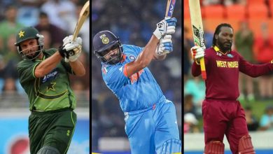 Top 10 players who hit the most sixes in international cricket