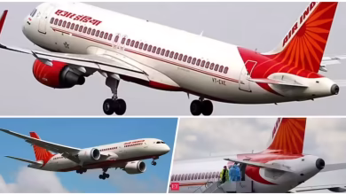 Big accident occurs! Emergency landing of Air India aircraft at Jaipur Airport, Cargo Gate was raised during the flight