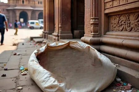 Rioting due to the bag full of meat in the Kishanpol market, the Hinduistic organizations demonstrated