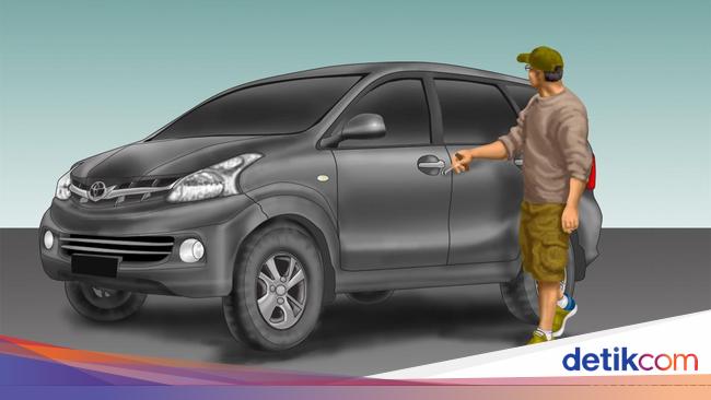 Viral car no man stands at the bogor cemetery, without tires and mirrors