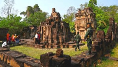 “Thailand Cambodia War” Jung started with 1 tablet … Aircraft jet reached within 2 hours, monks running is destroyed cultural heritage