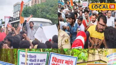 There was a Rukus in Bihar due to residences, roads in Patna, students held this question