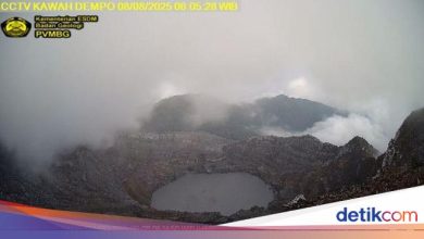 Mount Dempo is higher within a week, this is the cause
