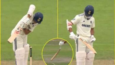 Such a stormy ball from Chris Woakes, two pieces of bat at great speed, Yashasvi Jaiswal kept watching