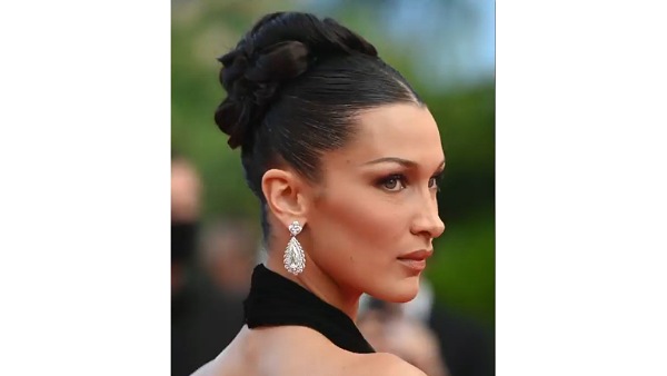 Cannes 2021: Bella Hadid’s Bun Hairstyle